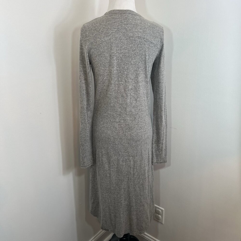 Wishlist cardigan Long Ribbed Sweater Size S High Low Minimalist Lagenlook - Picture 6 of 13